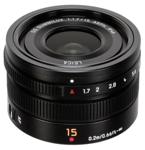 Panasonic Leica DG Summilux 15mm 1:1,7 schwarz