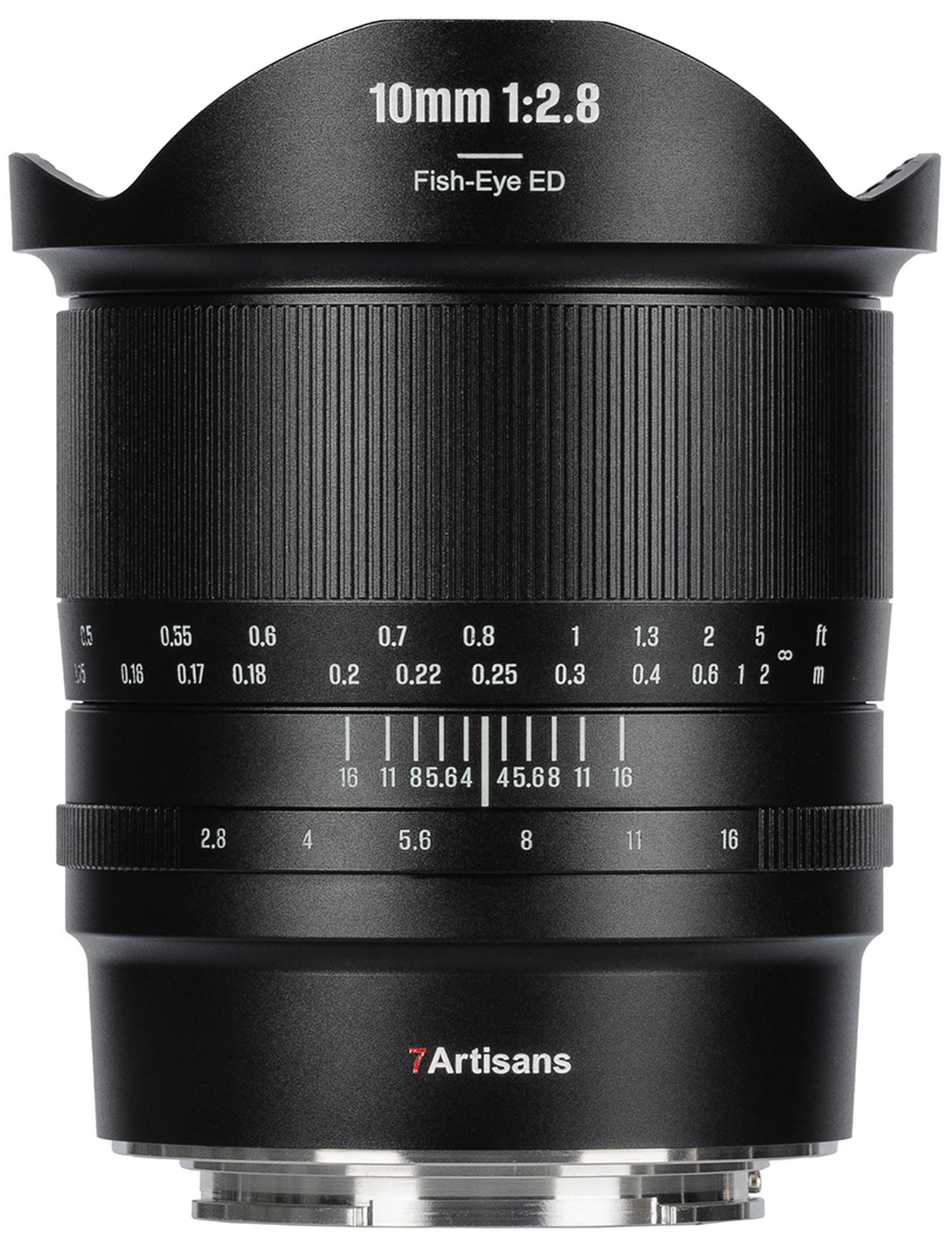 Technical Specs  7Artisans 10mm f2.8 II Fisheye ED for Nikon Z