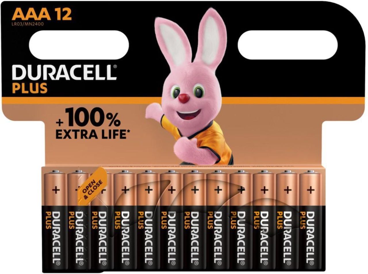 Duracell MN2400 Plus AAA 12er Blister