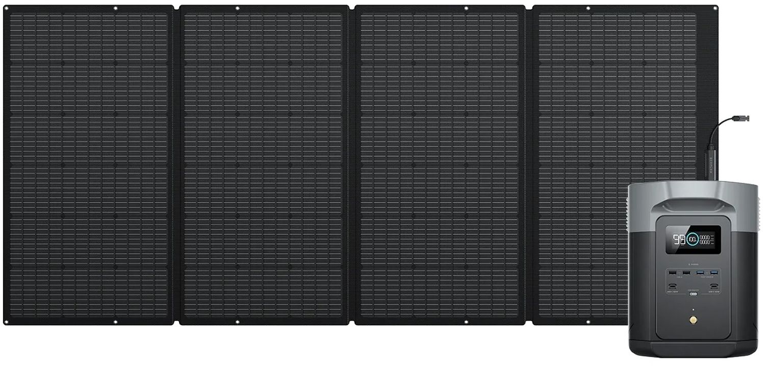 EcoFlow DELTA 2 MAX + 400W solar panel