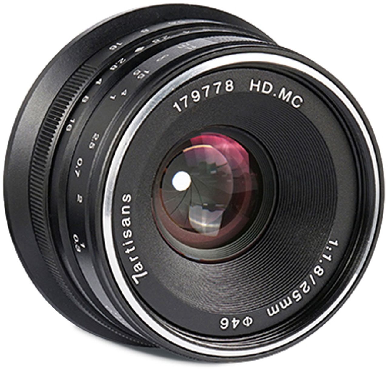 Technische Daten  7Artisans 25mm f1,8 MFT