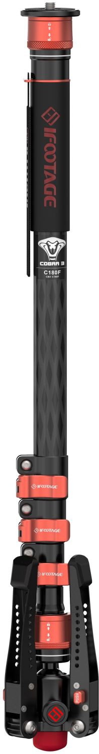 iFootage Cobra 3 Carbon fiber Flip lock Monopod