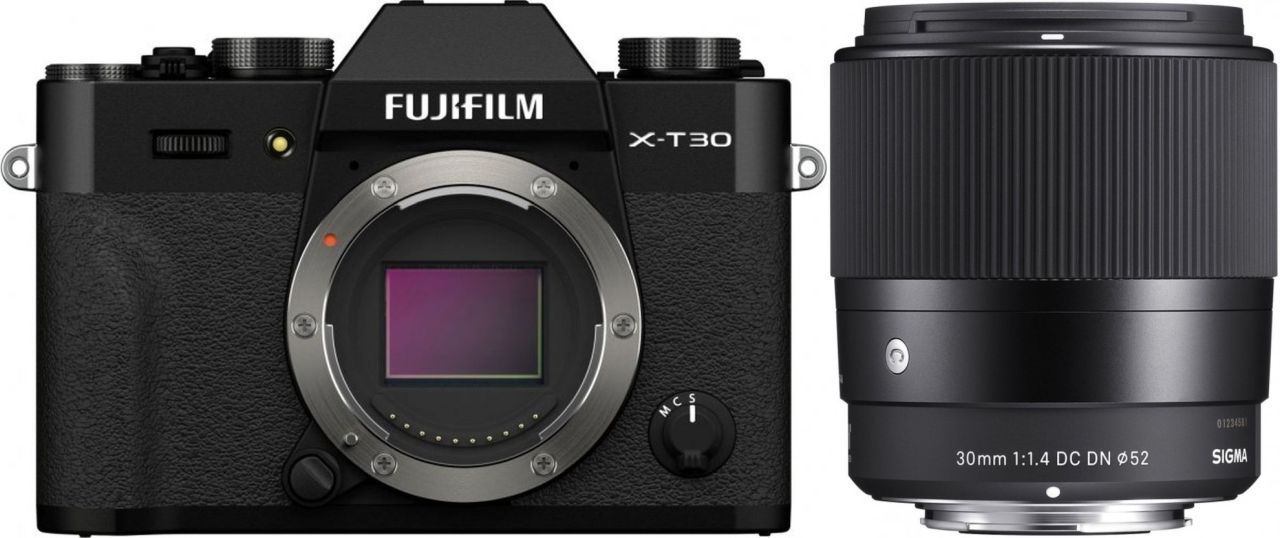 Fujifilm X-T30 II black + Sigma 30mm f1.4 DC DN (C) - Foto Erhardt