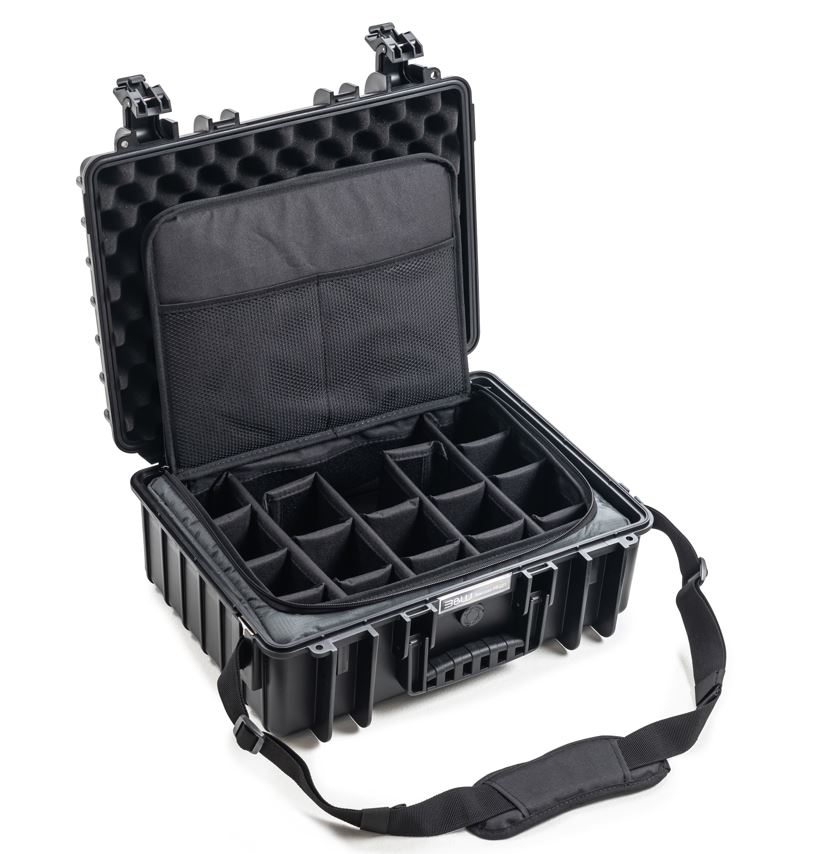 B&W Photo Set Case Typ 5000 mit Photo Bag schwarz