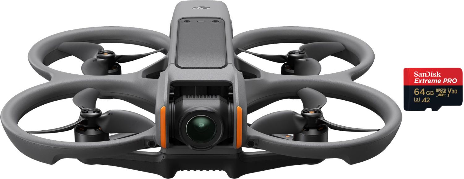 Zubehör  DJI Avata 2 + SanDisk micro SDXC Extreme Pro 64GB 200MB/s V30