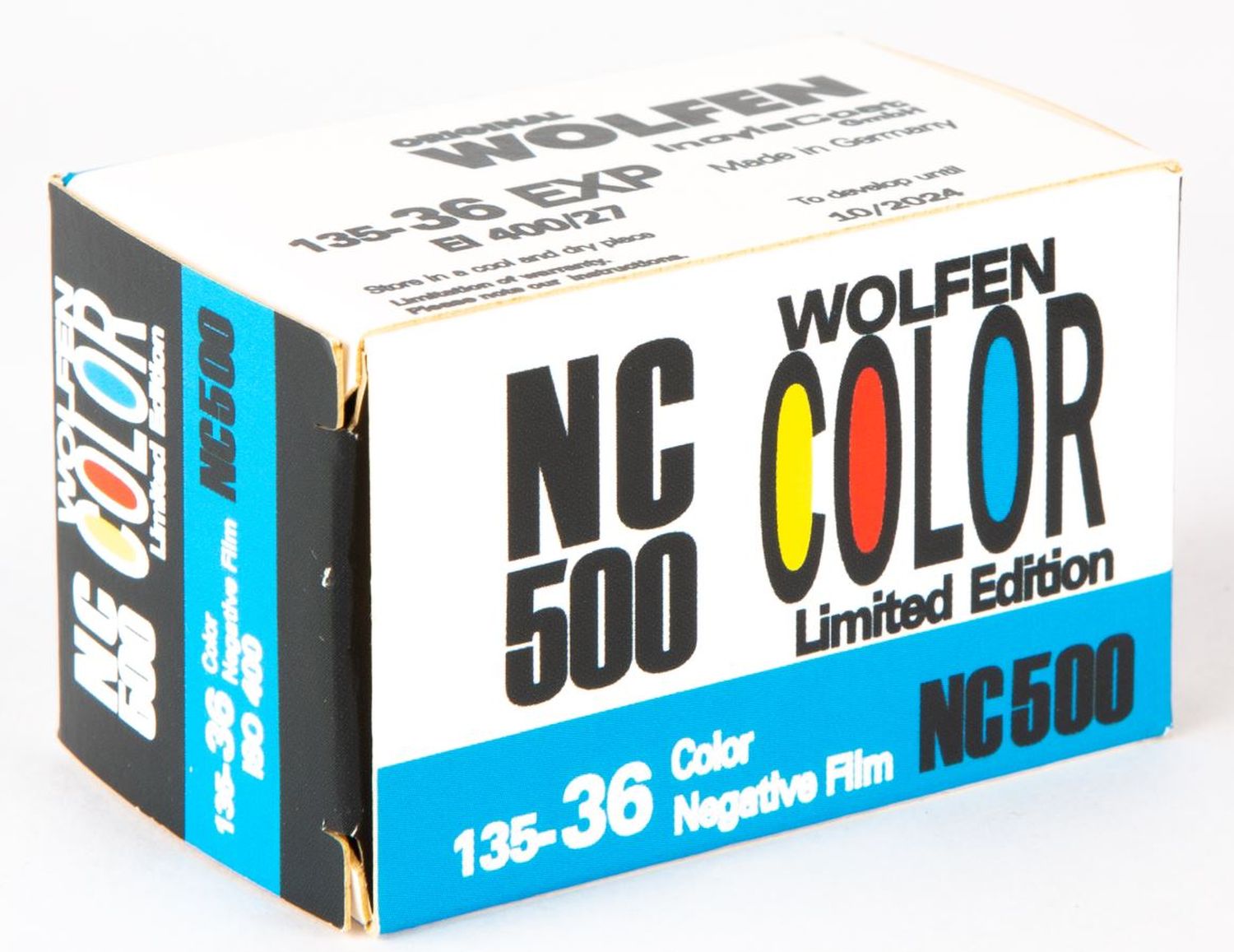 ORWO WOLFEN Color Negativfilm NC500 Kleinbild 36 Aufnahmen