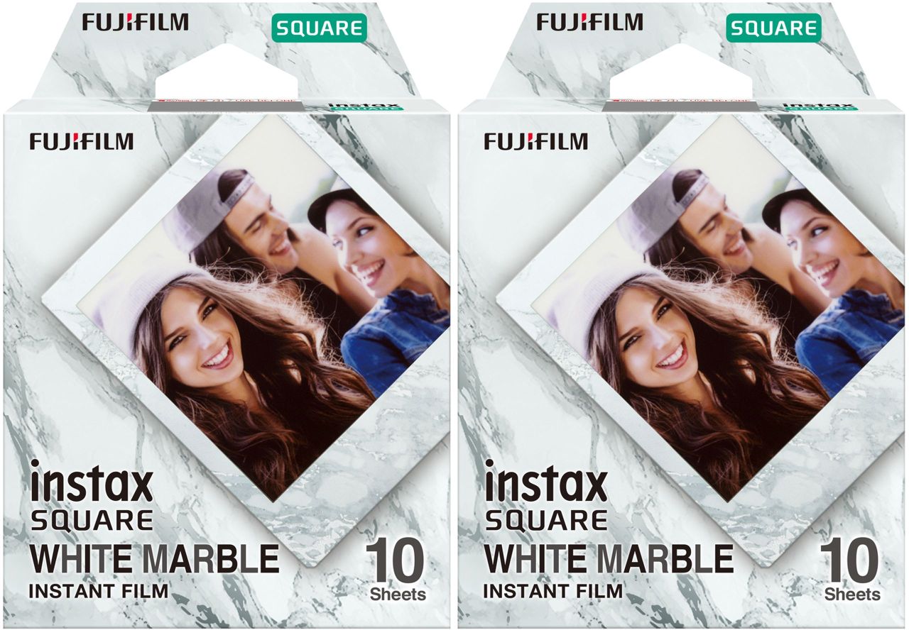 Fujifilm Instax Square Film White Marble 2 Pack