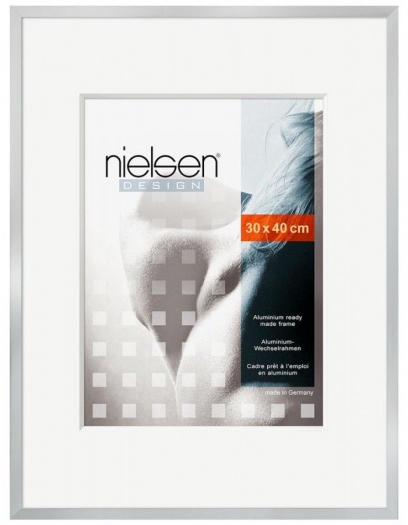 Nielsen 63064 Metal picture frame C2 30x40 cm in silver matt