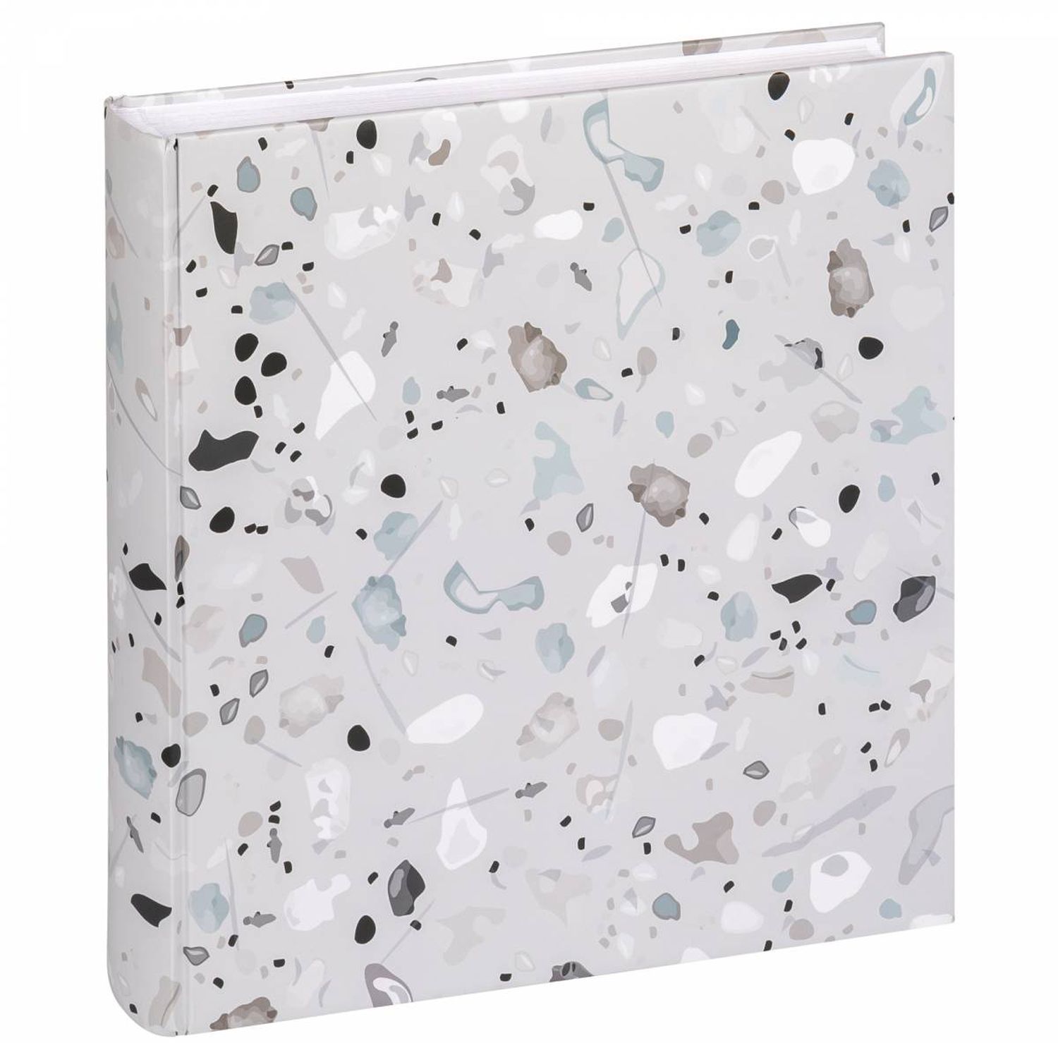 Walther FA-298-3 Design album terrazzo stone grey 30x30 cm