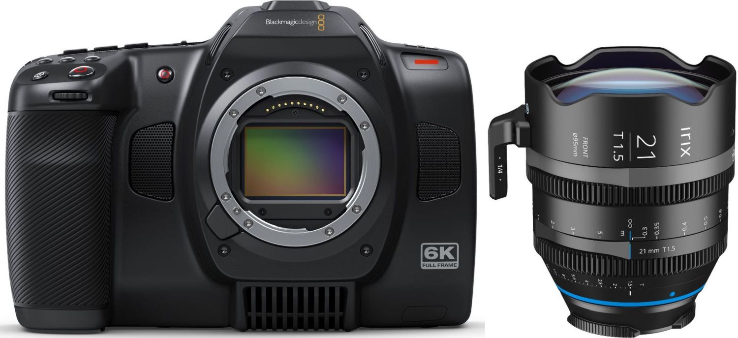 Blackmagic Cinema Camera 6K + Irix Cine 21mm T1.5 L-Mount