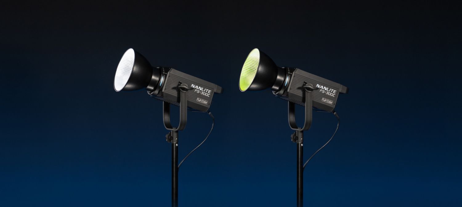 NANLITE FS-300C Full-Color Studio-Scheinwerfer
