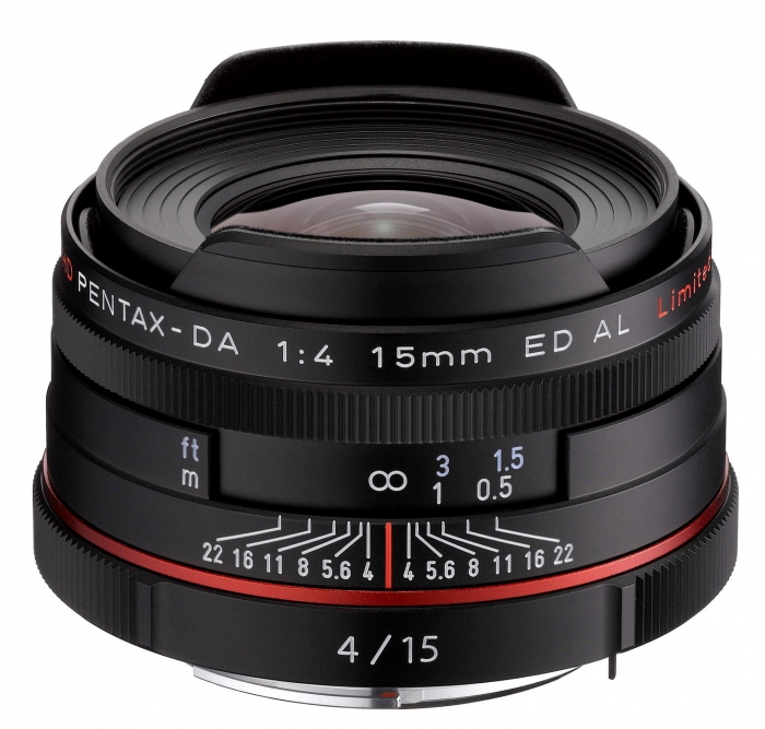 Pentax HD 15mm 1:4 ED AL Limited Black