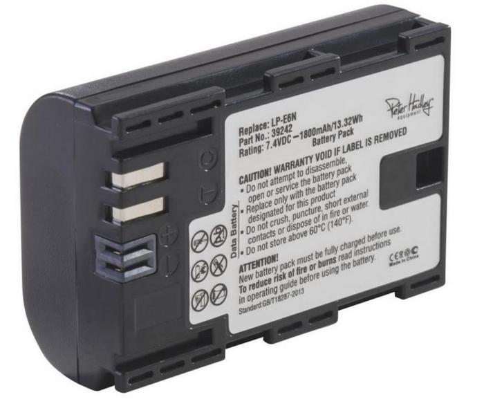 Peter Hadley Batterie Canon LP-E6N 1800mAh