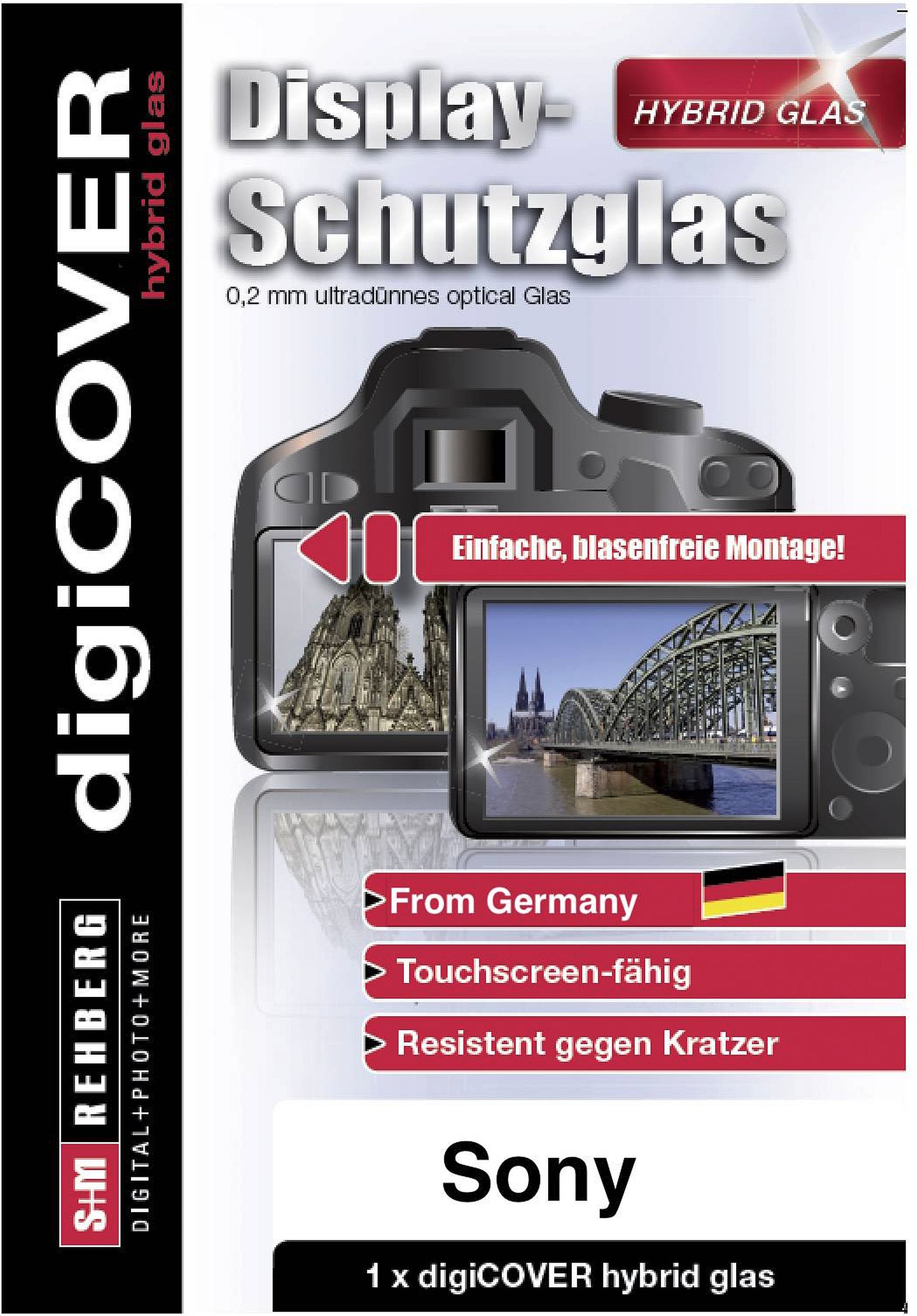 digiCover hybrid Glas Sony Alpha 7 II/7 III/7 R II/ 9 /7 RIII