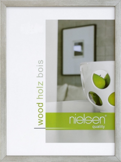 Nielsen Cadre en bois 6532007 Quadrum 13x18cm argenté