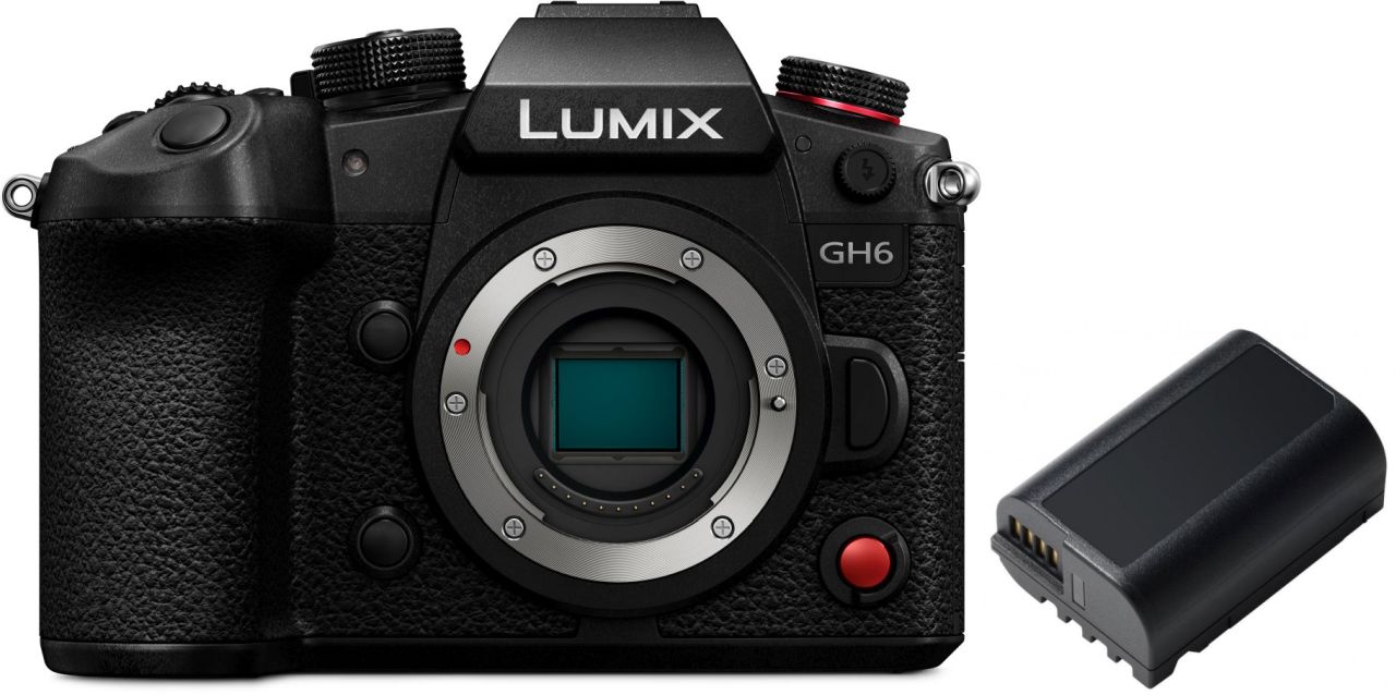 Panasonic Lumix DC-GH6 body + DMW-BLK22E battery