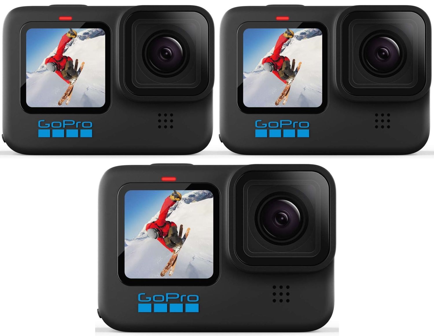 GoPro HERO10 Black 3er Pack