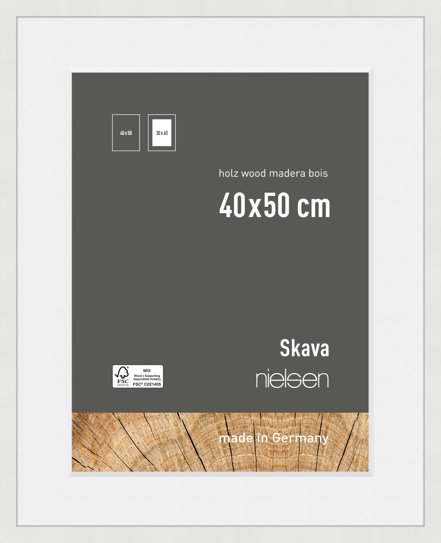 Nielsen Skava 6340101 40x50cm weiß