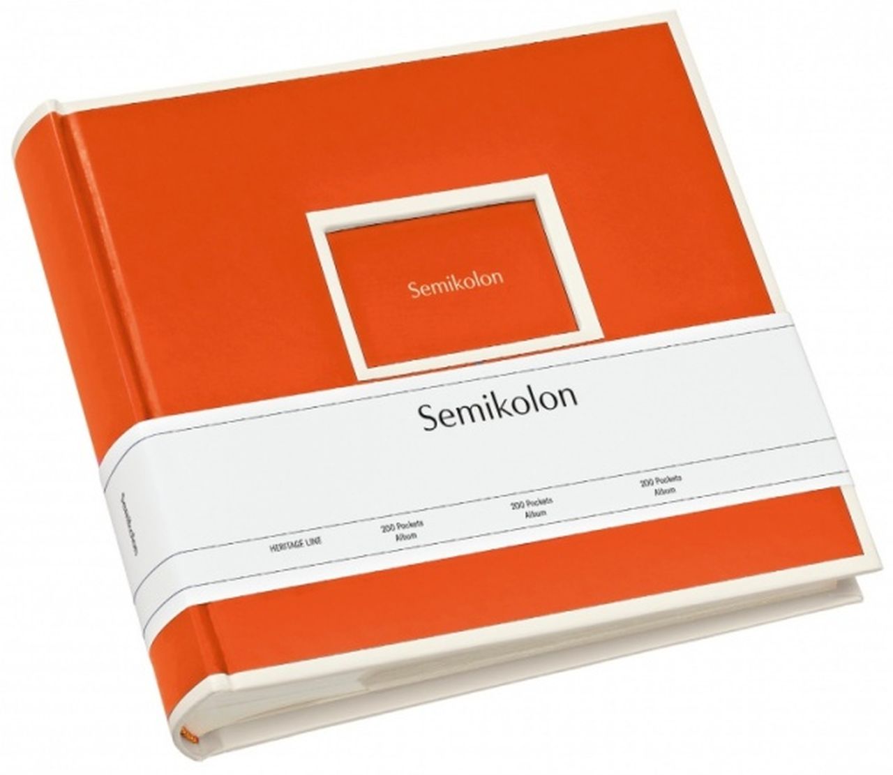 Semikolon 200 Pockets Album 351142 orange