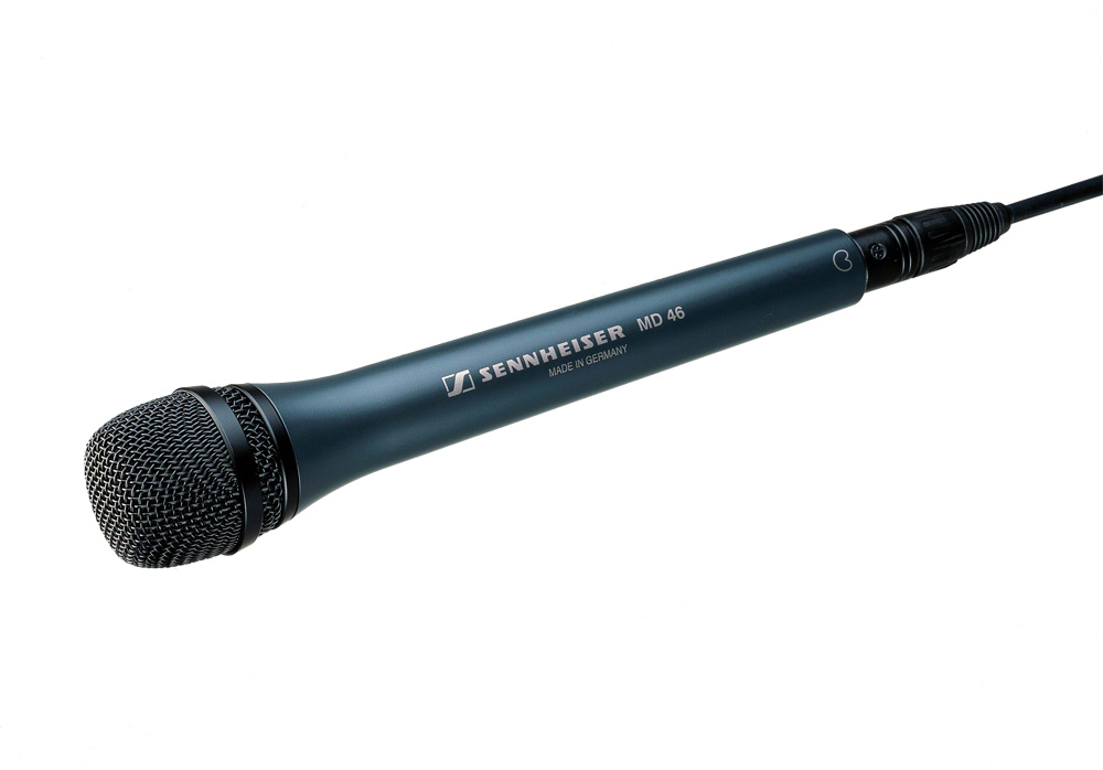Sennheiser MD46 noir Microphone de reportage