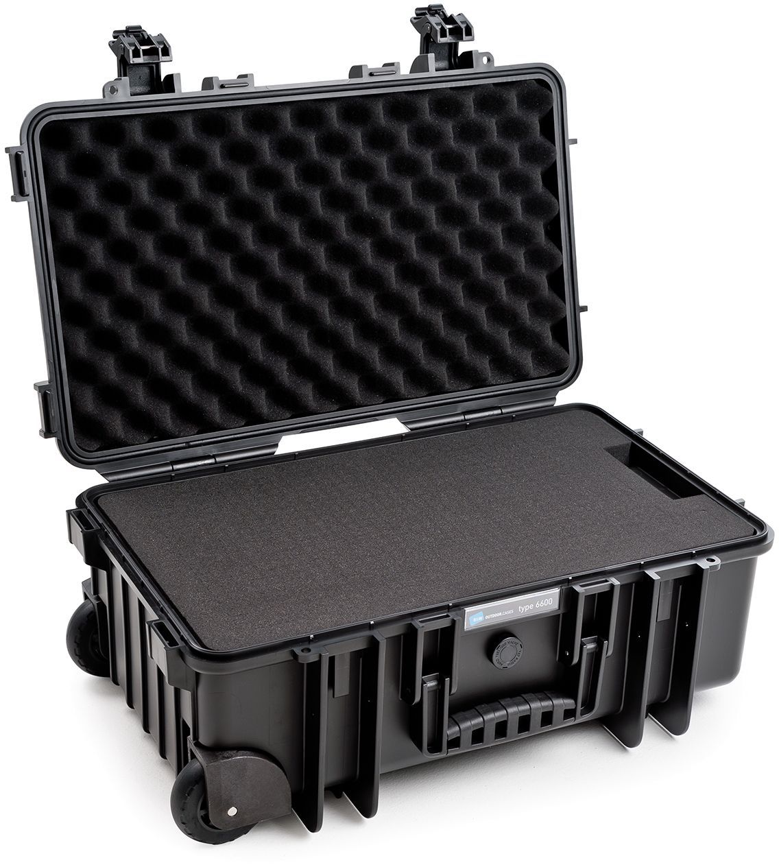B&W Case Type 6600 SI schwarz mit Schaumstoffeinsatz