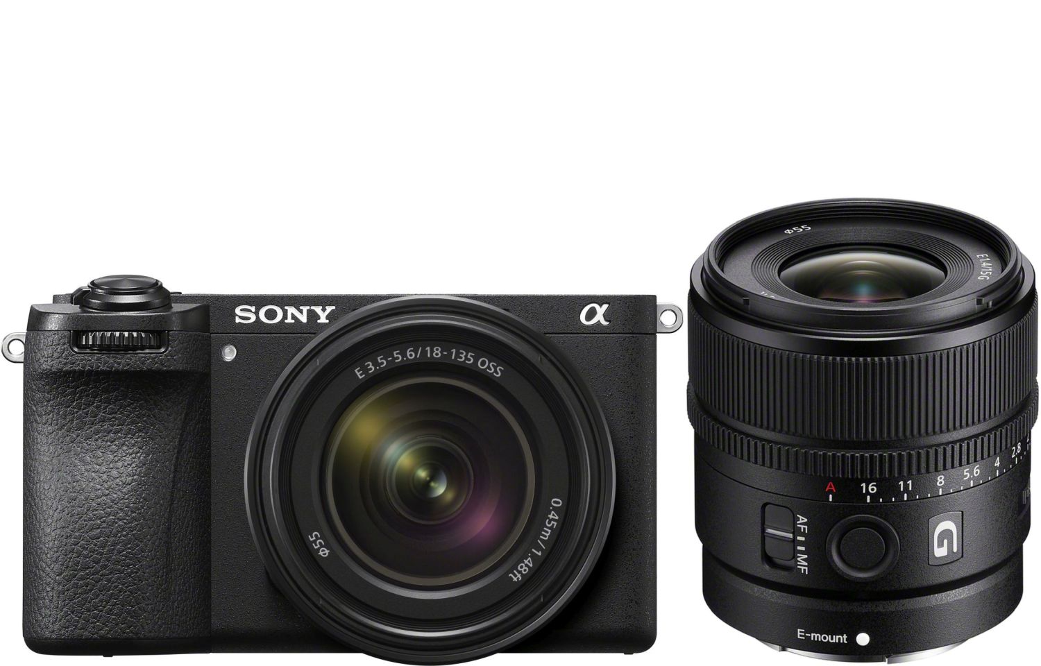 Technical Specs  Sony Alpha ILCE-6700 + 18-135mm + 15mm f1.4 G