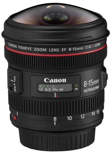 Canon EF 8-15mm 1:4 L Fisheye USM