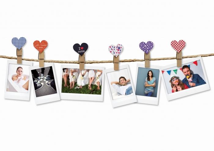 Fujifilm Instax Design Clips Set of 10 Hearts