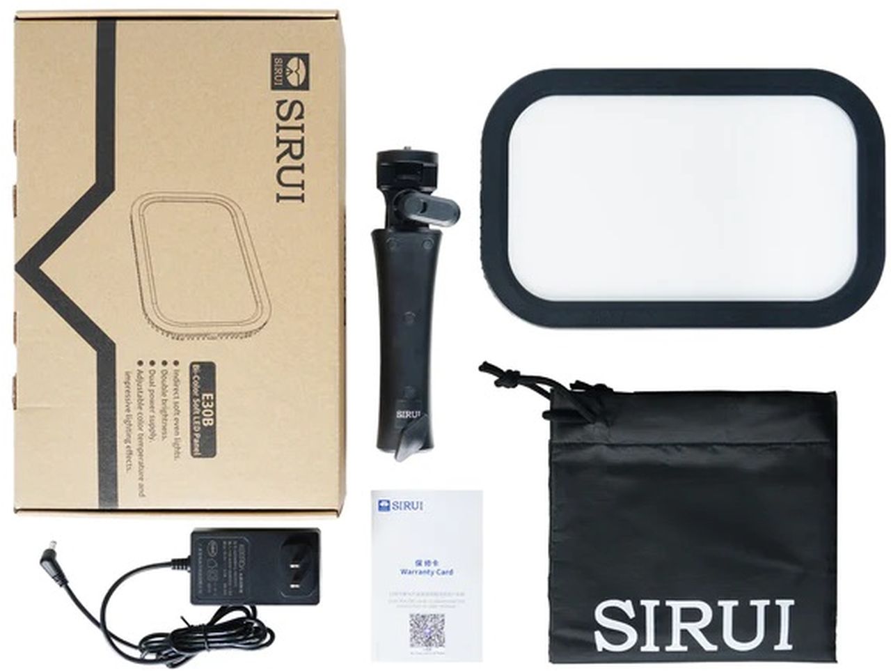 SIRUI E30B Bi-Color Soft LED Panel 30W Dauerlicht / Videoleuchte