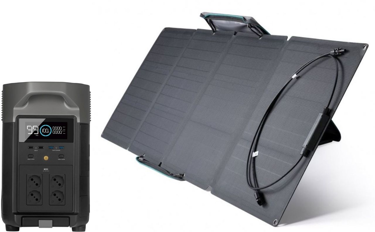 EcoFlow Delta Pro EU + 110W solar panel