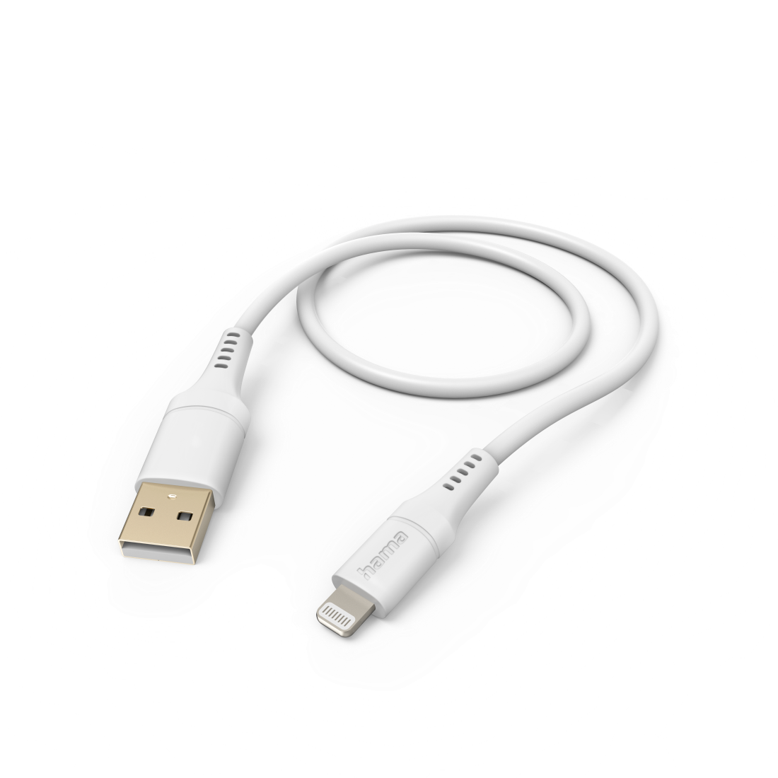 Hama Charging cable Flexible USB/Lightning 1.5m white