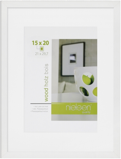 Nielsen Wooden frame Apollo white 21x30cm (FSC2)