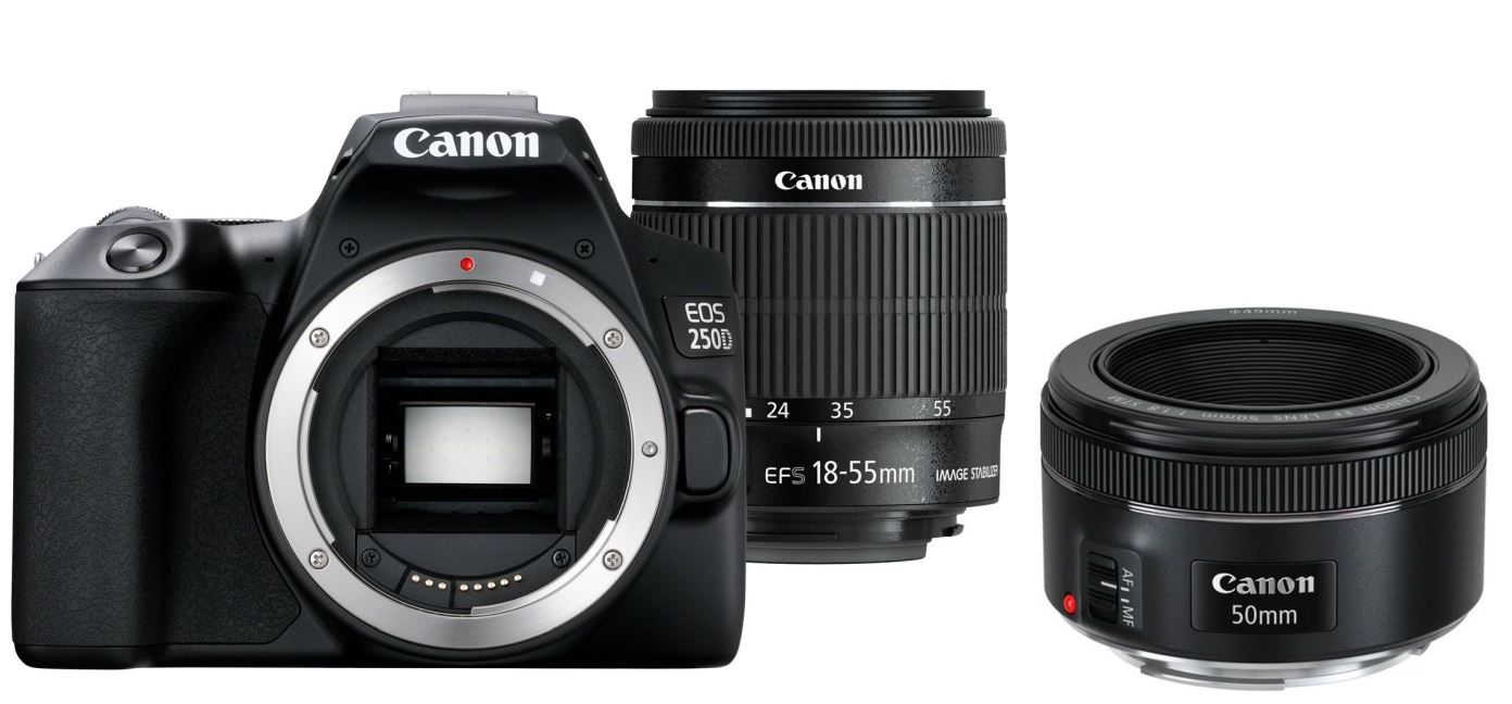 Canon EOS 250D + EF-S 18-55mm IS + EF 50mm 1.8 STM - Foto ...