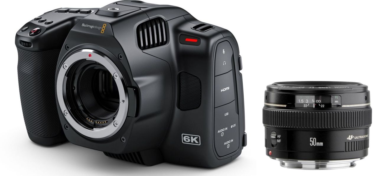 Blackmagic Pocket 6K Pro + Canon EF 50mm f1,4 USM