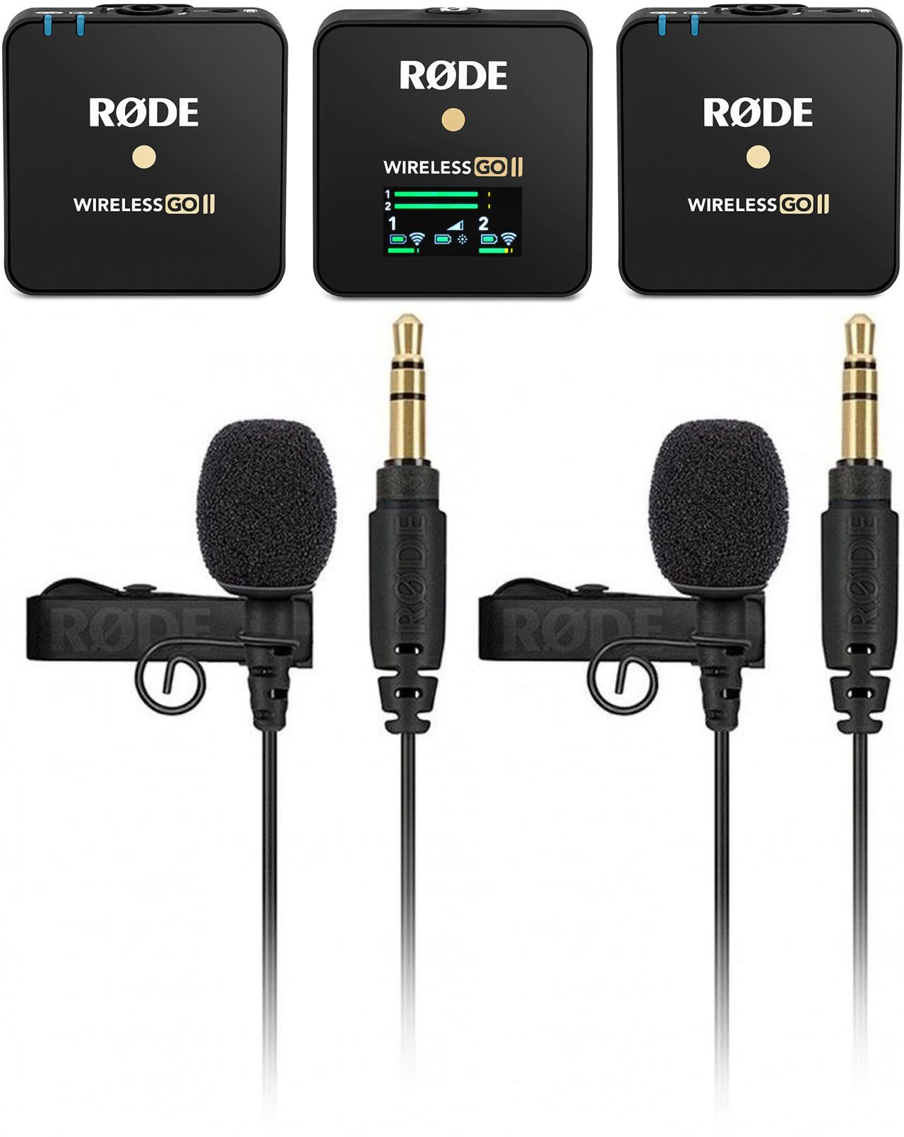 Rode Wireless Go II + 2x Lavalier GO Lavalier Microphone