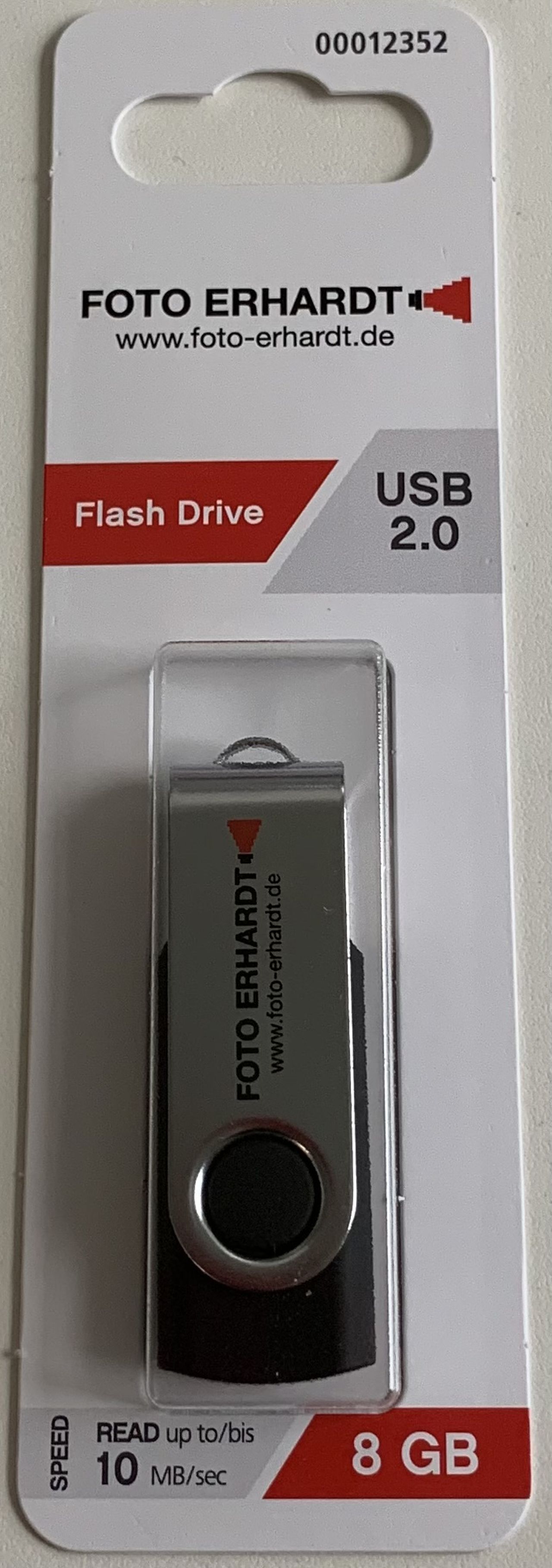 Technische Daten  Foto Erhardt USB-Stick Rotate 8GB USB 2.0