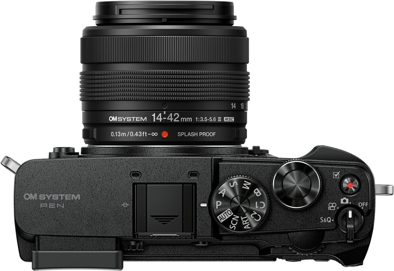 OM System PEN + 14-42mm III Kit, Black - Foto Erhardt