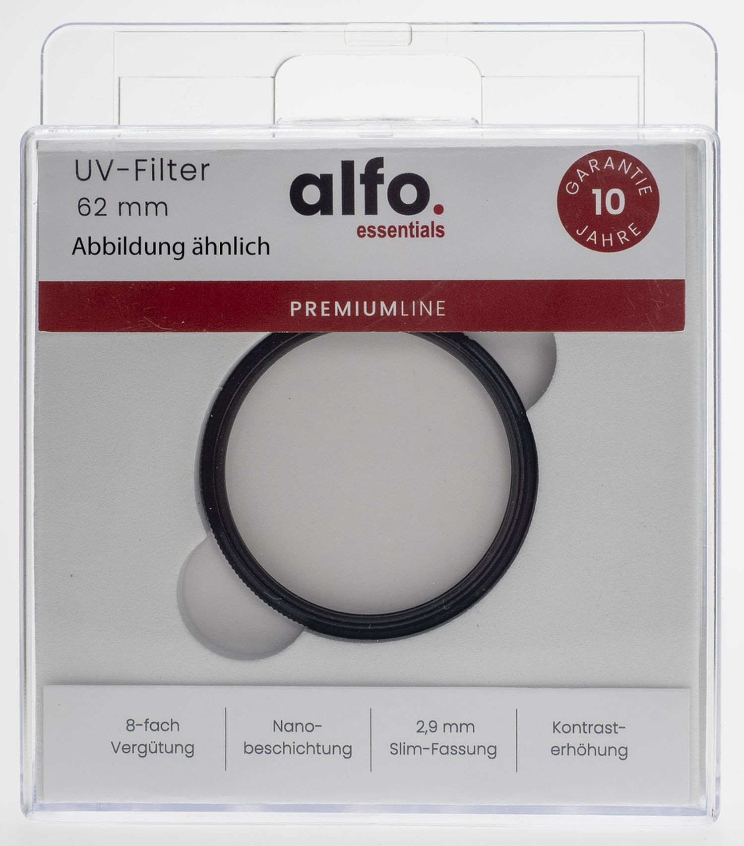 alfo. 123700 67 mm M.C. nano UV Glas Filter Image