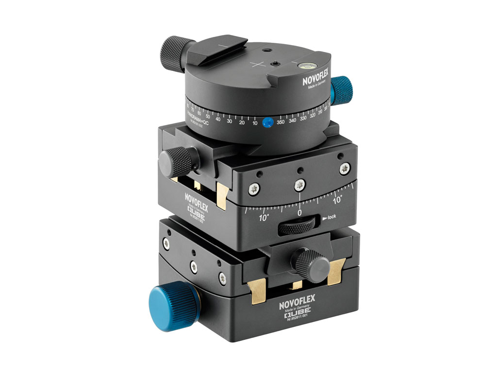 Novoflex QUBE Modularer Goniometerkopf 15° Verschwenkung - Pro Kit