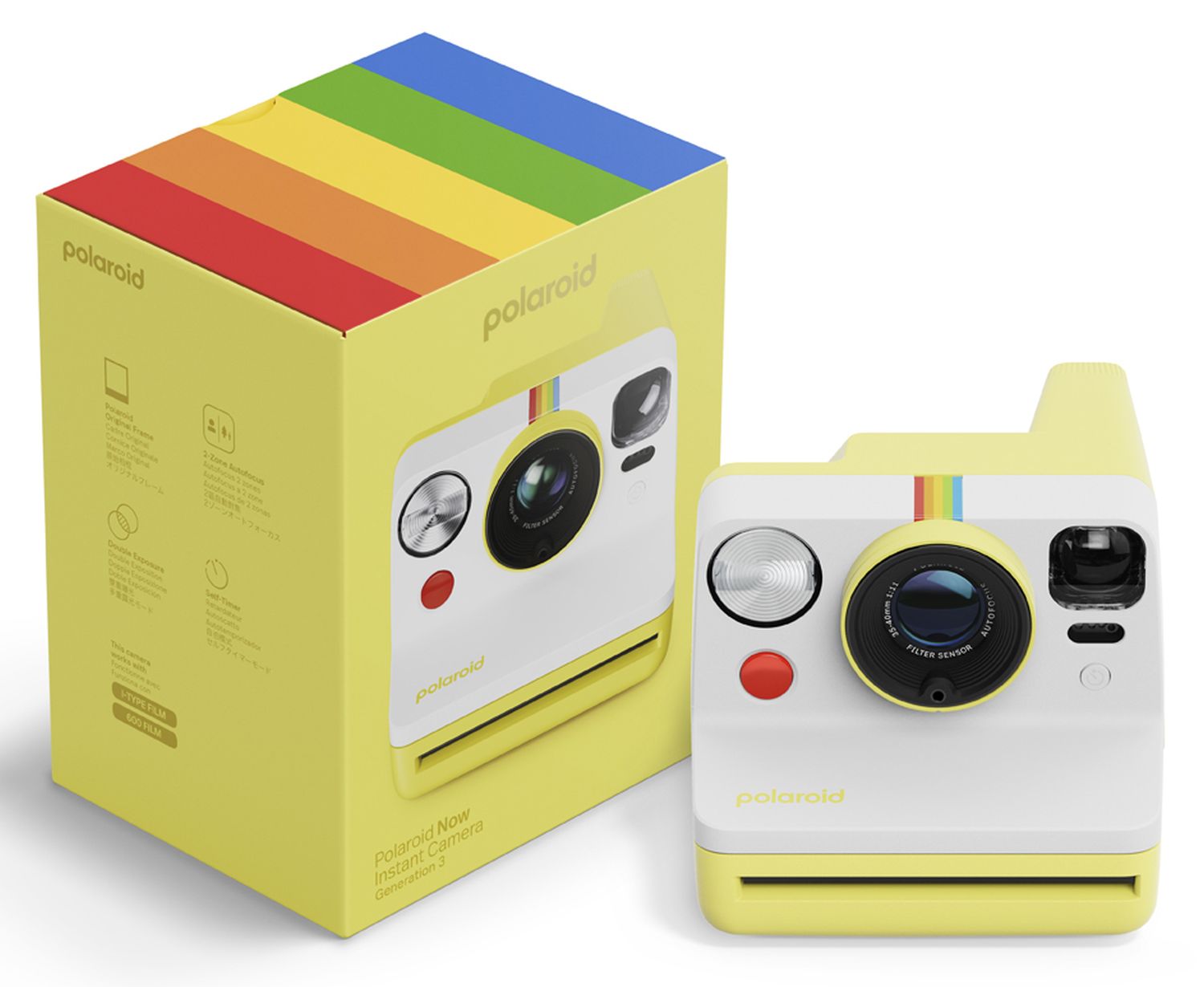 Polaroid Now Gen3 Camera gelb Sofortbildkamera Image