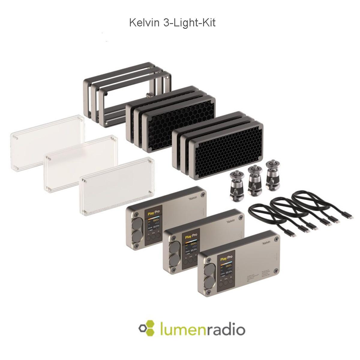 Kelvin PLAY PRO 3-Light Kit RGBACL LED-Leuchte