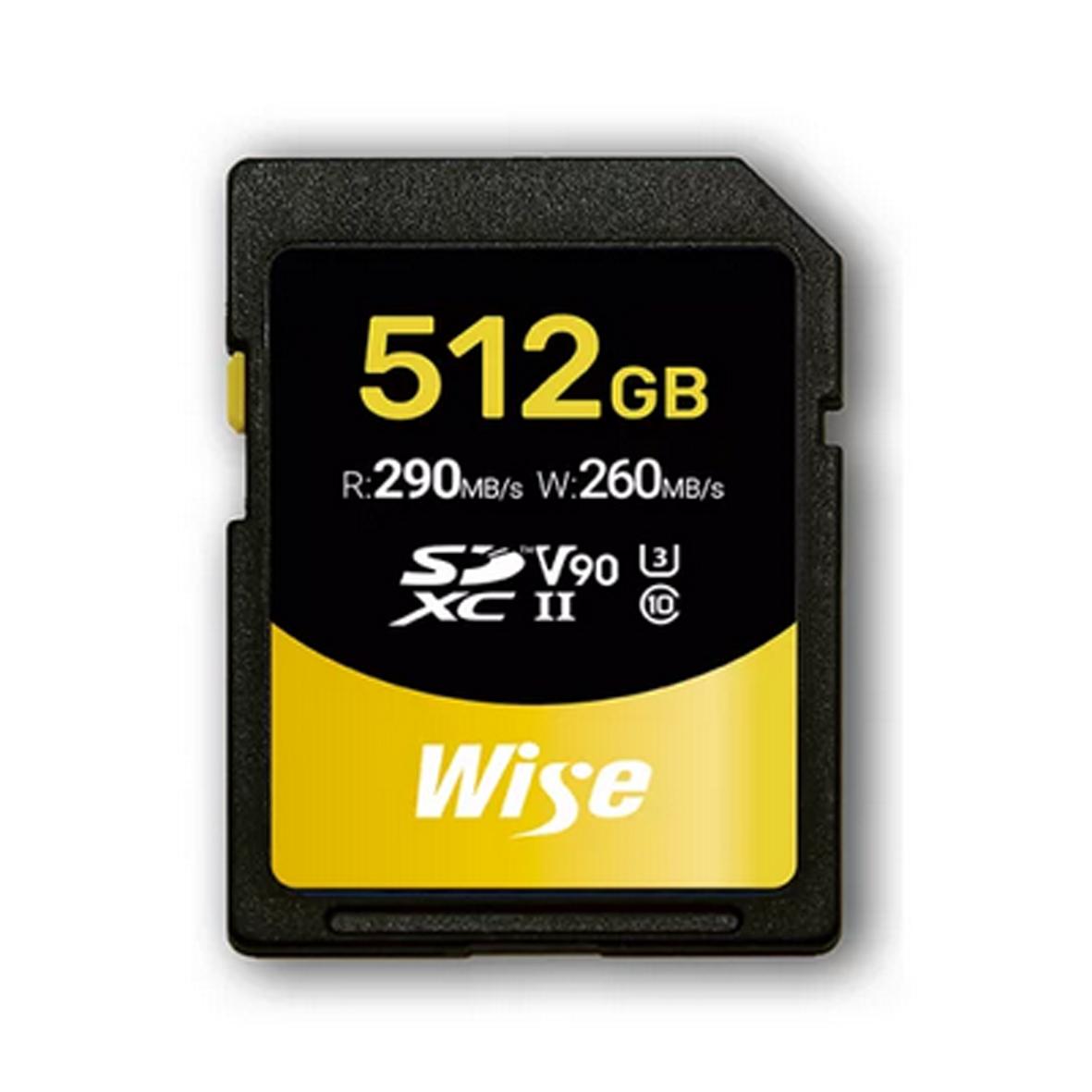 Wise SDXC UHS-II V90 512GB 290MB/s