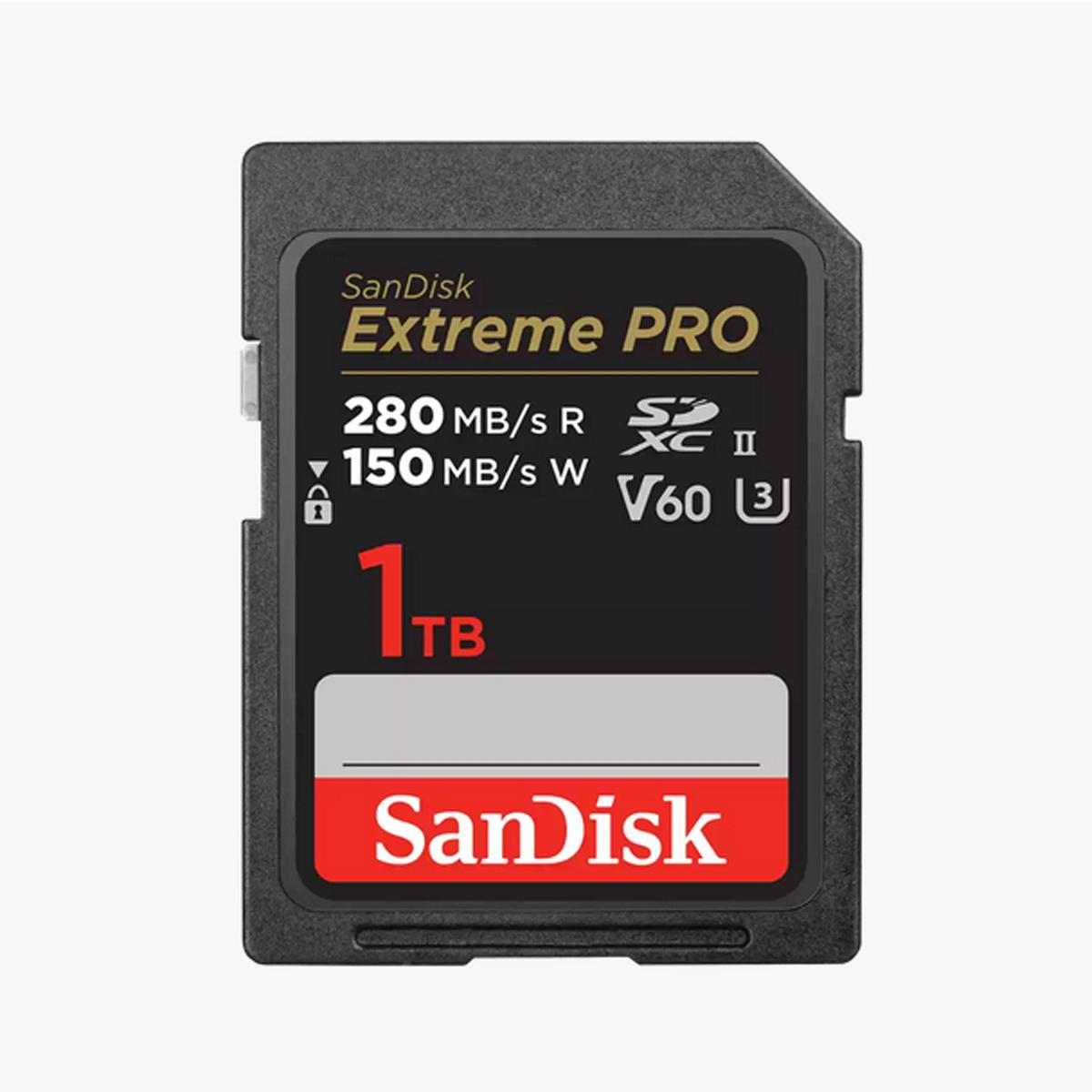 SanDisk SDXC Extreme Pro 1TB 280MB/s V60 UHS II