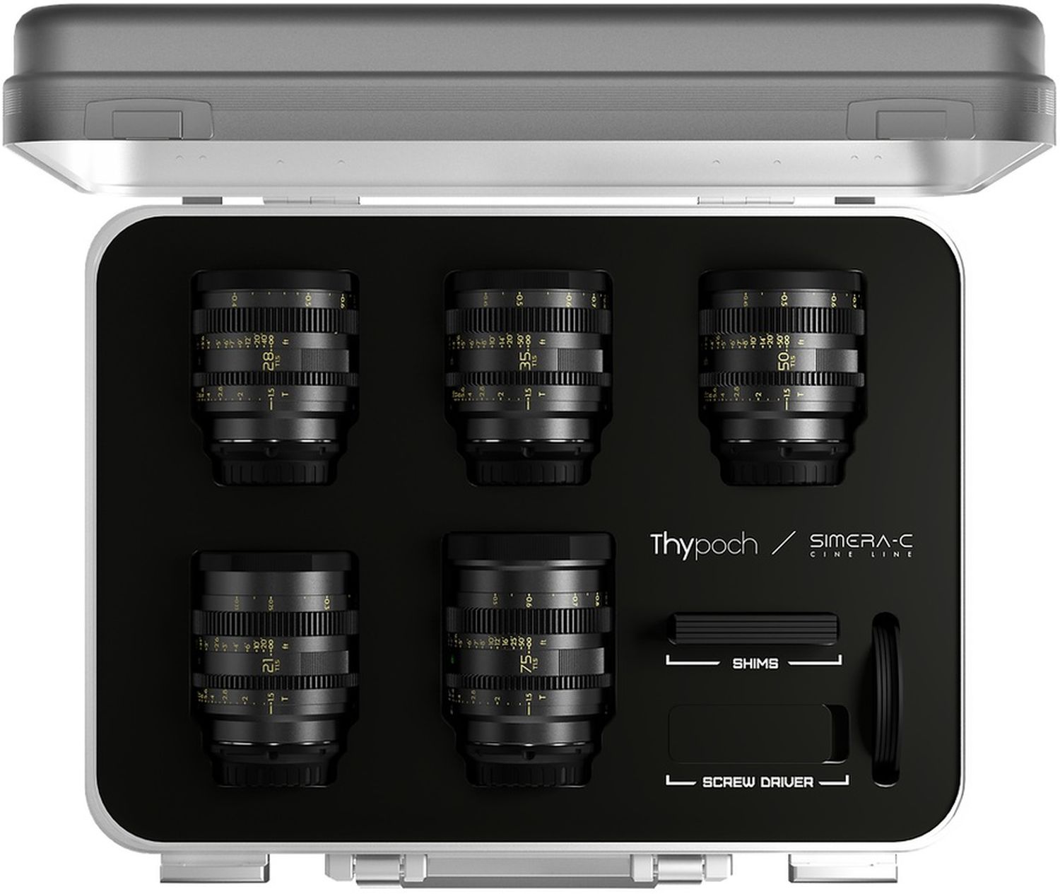 Thypoch Simera-C 5-Lens Kit T1.5 FF Prime M-Mount Image