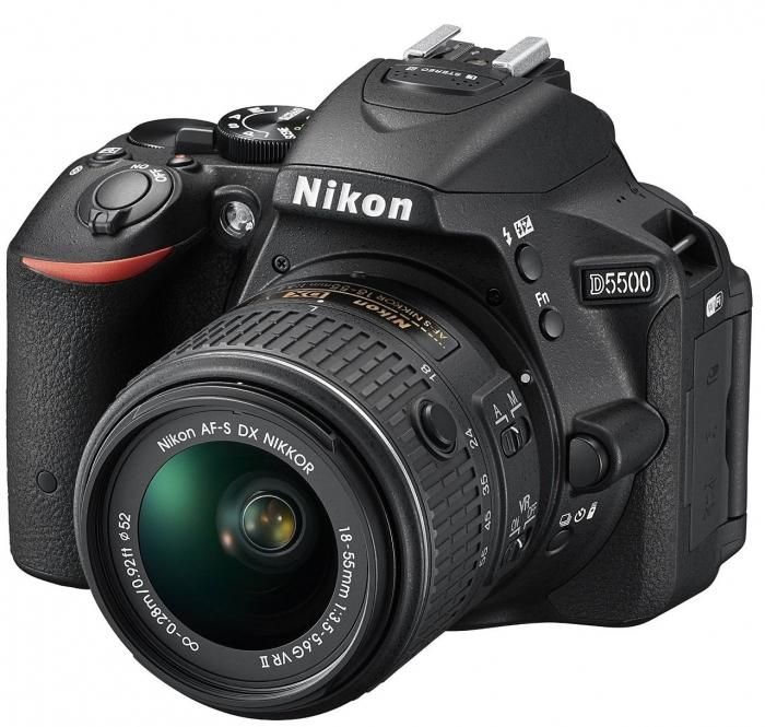 Accessories Nikon D5500 black kit AF-S DX 18-105mm + 55-300mm AF-S 