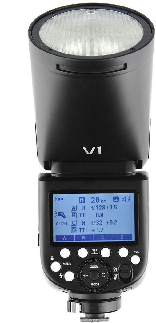 Godox V1S round flash unit for Sony incl. battery