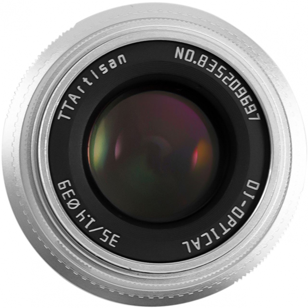 TTArtisan 35mm f1.4 for Nikon Z silver - Foto Erhardt