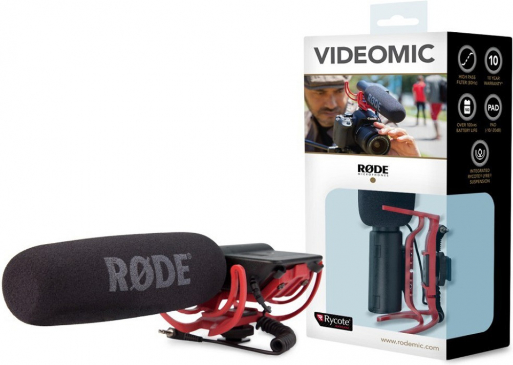 RODE VideoMic Rycote microphone à condensateur pour camera - Micro