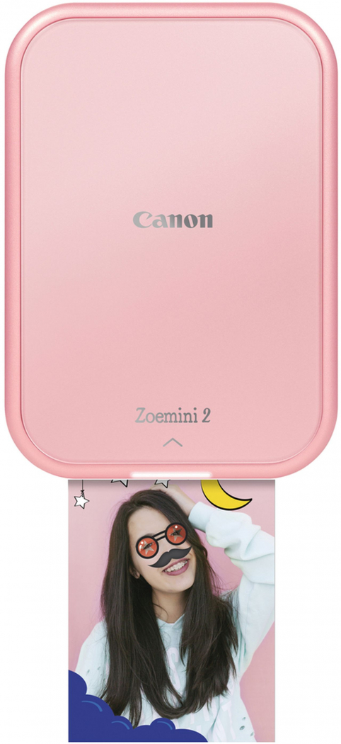 Canon Imprimante photo Zoemini 2 Or rose + 30 papiers photo + pochette