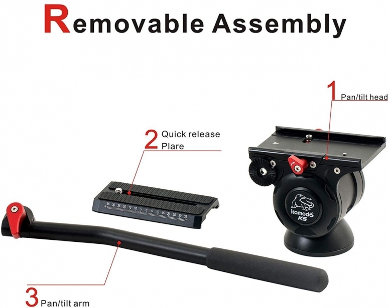 iFootage Cobra 2 C180 II incl. mini tripod + Komodo K5 fluid head